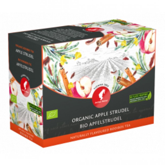 Apple Strudel, ceai organic cu rooibos si mar  Julius Meinl, big bag